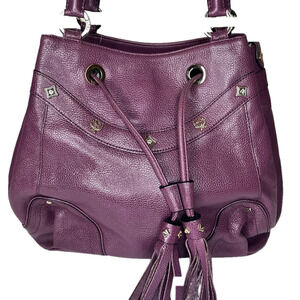 MCM Studded Drawstring Bag